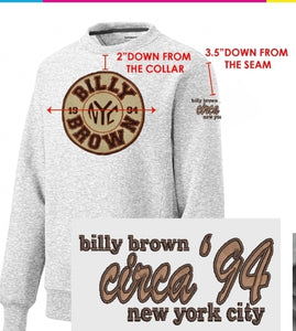 BILLY BROWN TOKEN Crewneck Sweatshirt