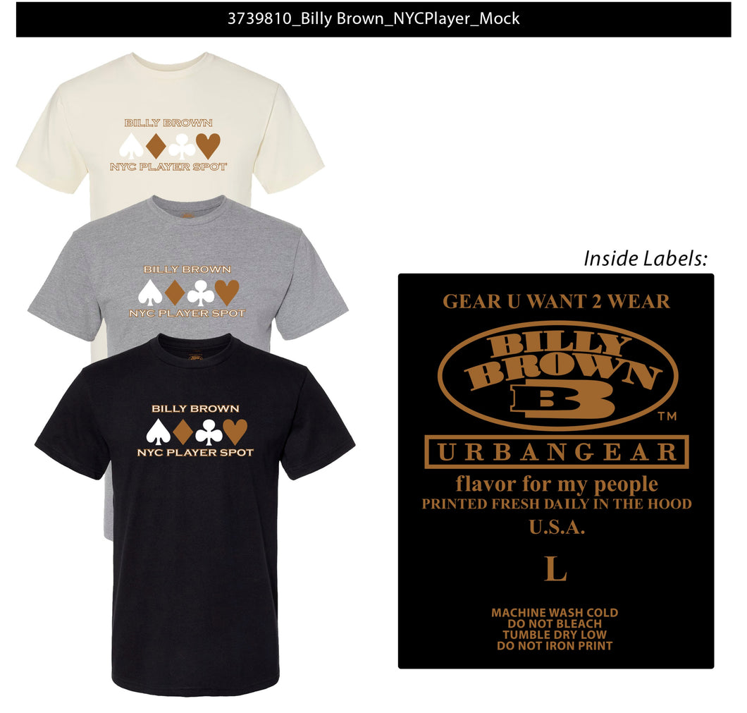 BILLY BROWN NYC PLAYER T-Shirt