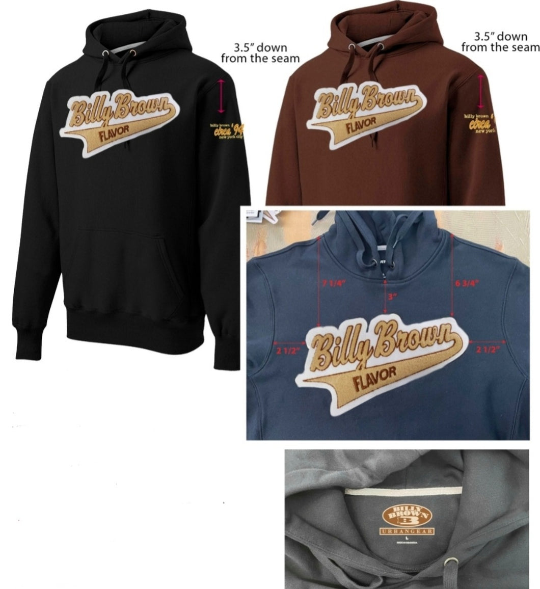 BILLY BROWN SCRIPT Hooded Sweatshirt